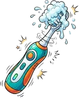 Electric toothbrush (not unlocked yet) : Small, quick weapon, 4 damage, cannot be parried. Electric toothbrush