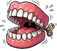 Dentures (not unlocked yet) : Throwing weapon, 6 damage, causes bleeding for several turns, can be used 2 times. Dentures