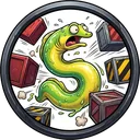 Slippery eel